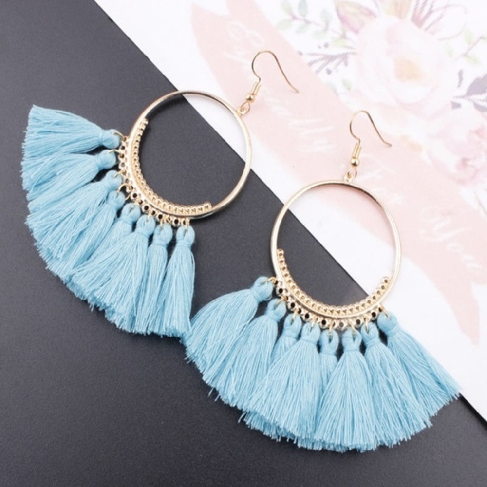 💎💎 BOHO Multi Tassel Drop Earrings NEW! 💎💎